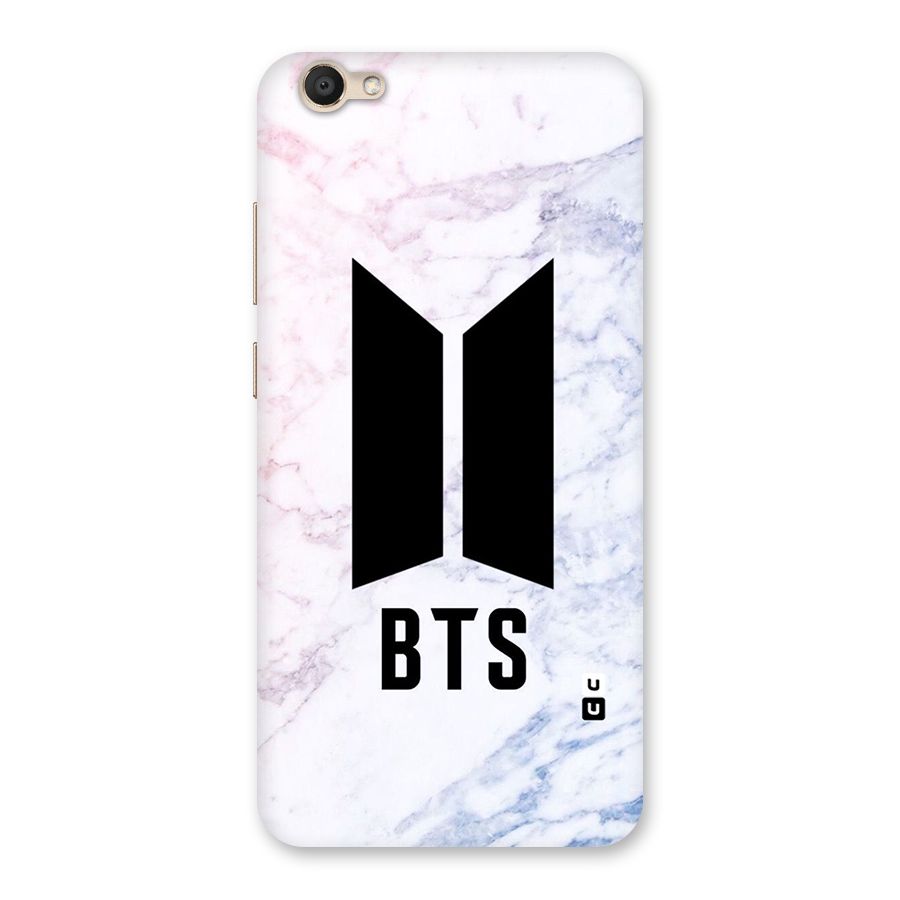 BTS Logo Marble Print Back Case for Vivo V5