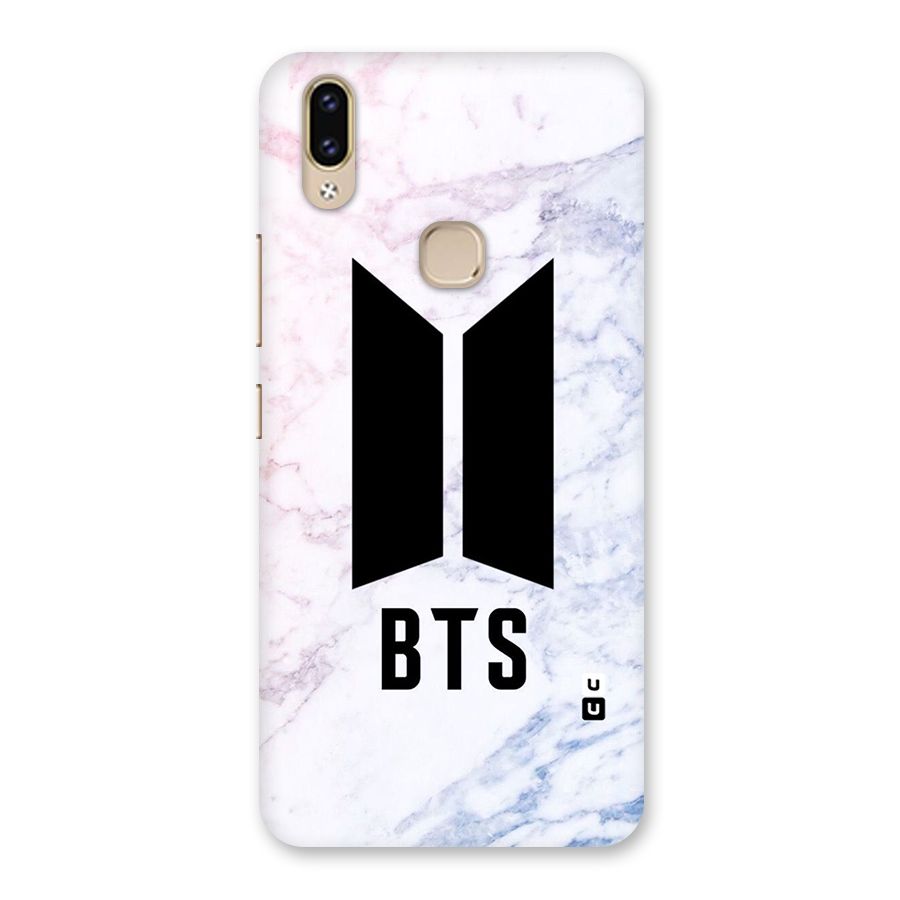 BTS Logo Marble Print Back Case for Vivo V9 Youth