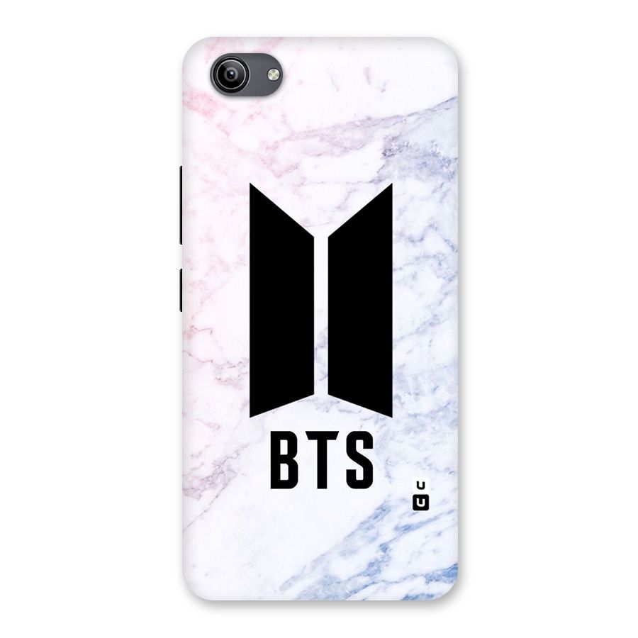 BTS Logo Marble Print Back Case for Vivo Y81i