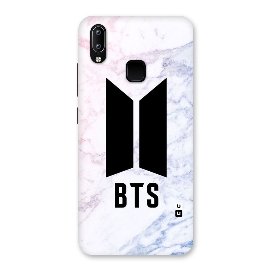 BTS Logo Marble Print Back Case for Vivo Y93
