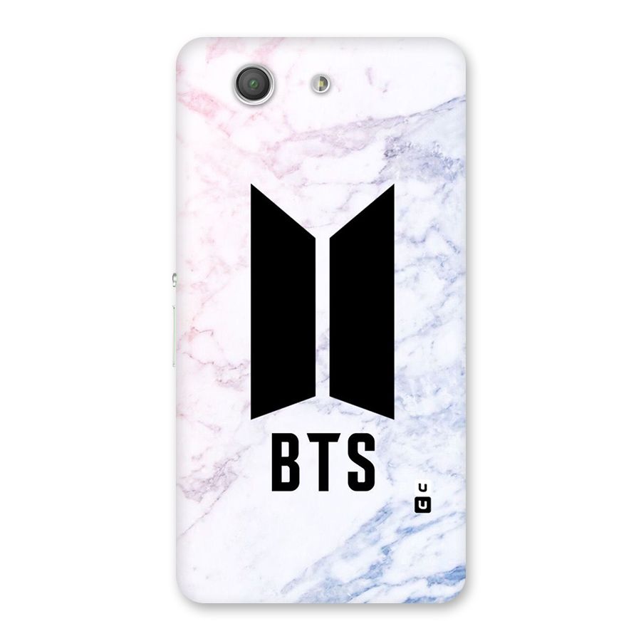 BTS Logo Marble Print Back Case for Xperia Z3 Compact