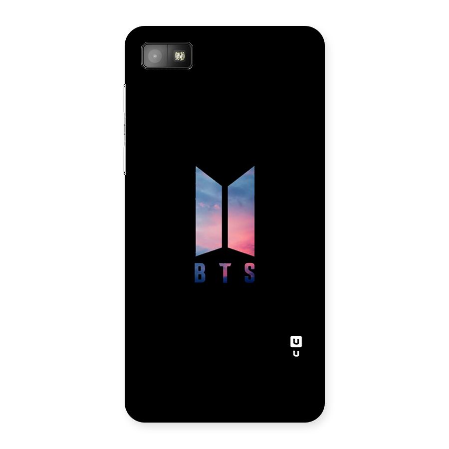 BTS Logo Sky Back Case for Blackberry Z10