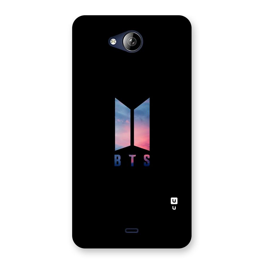 BTS Logo Sky Back Case for Canvas Play Q355