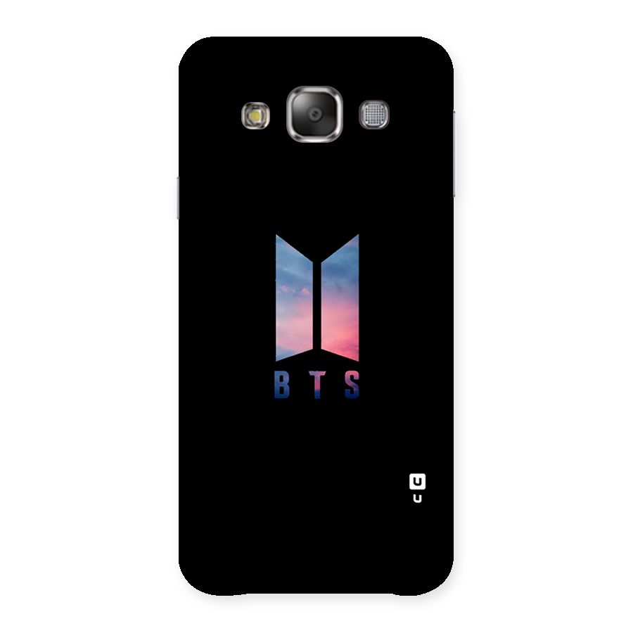 BTS Logo Sky Back Case for Galaxy E7