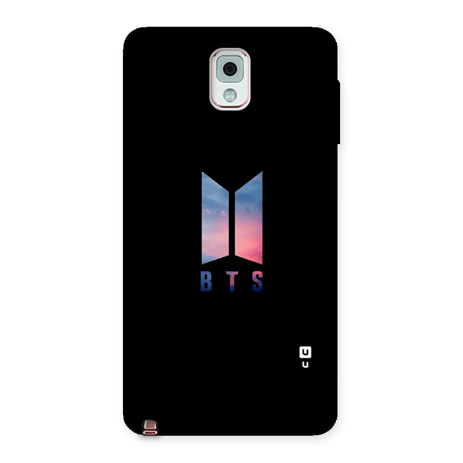 BTS Logo Sky Back Case for Galaxy Note 3