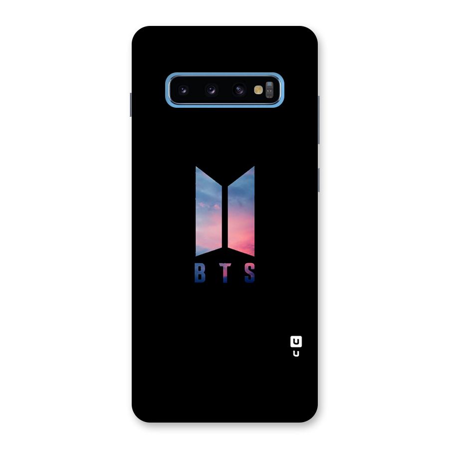 BTS Logo Sky Back Case for Galaxy S10 Plus