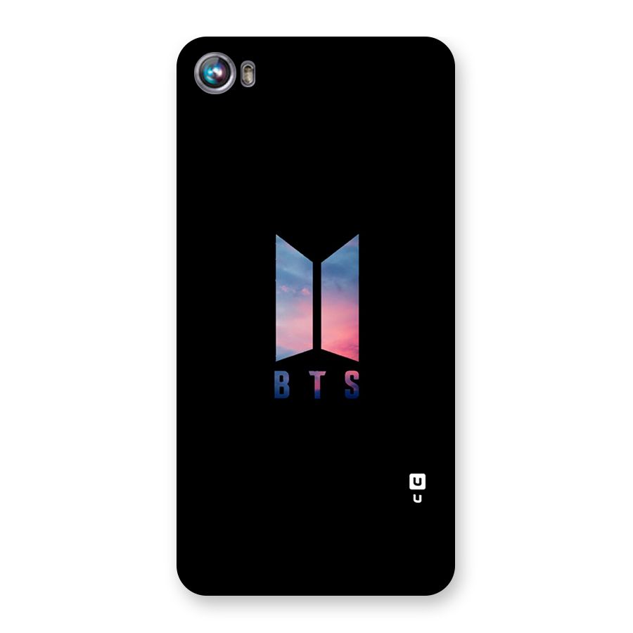 BTS Logo Sky Back Case for Micromax Canvas Fire 4 A107