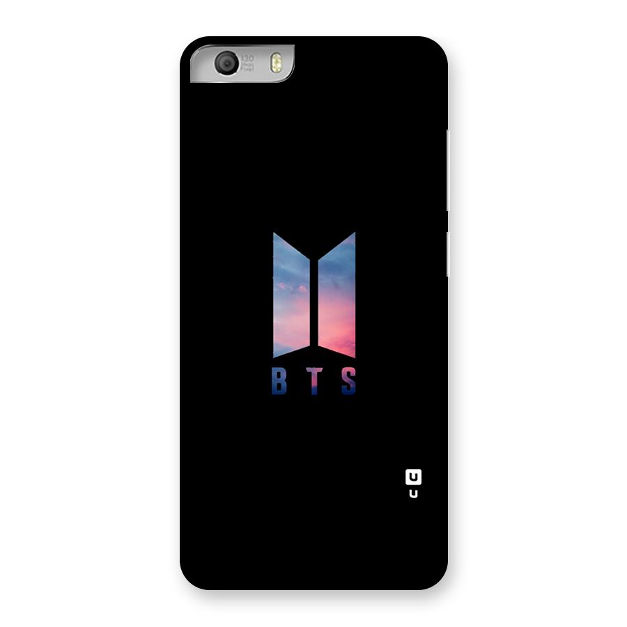 BTS Logo Sky Back Case for Micromax Canvas Knight 2