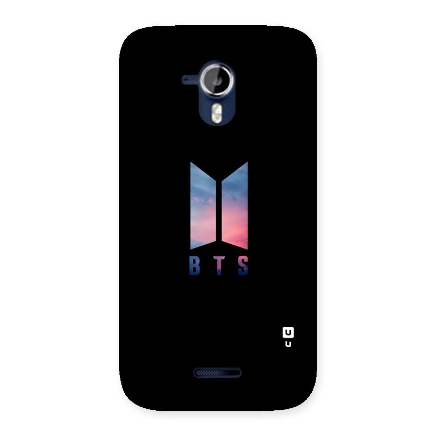 BTS Logo Sky Back Case for Micromax Canvas Magnus A117