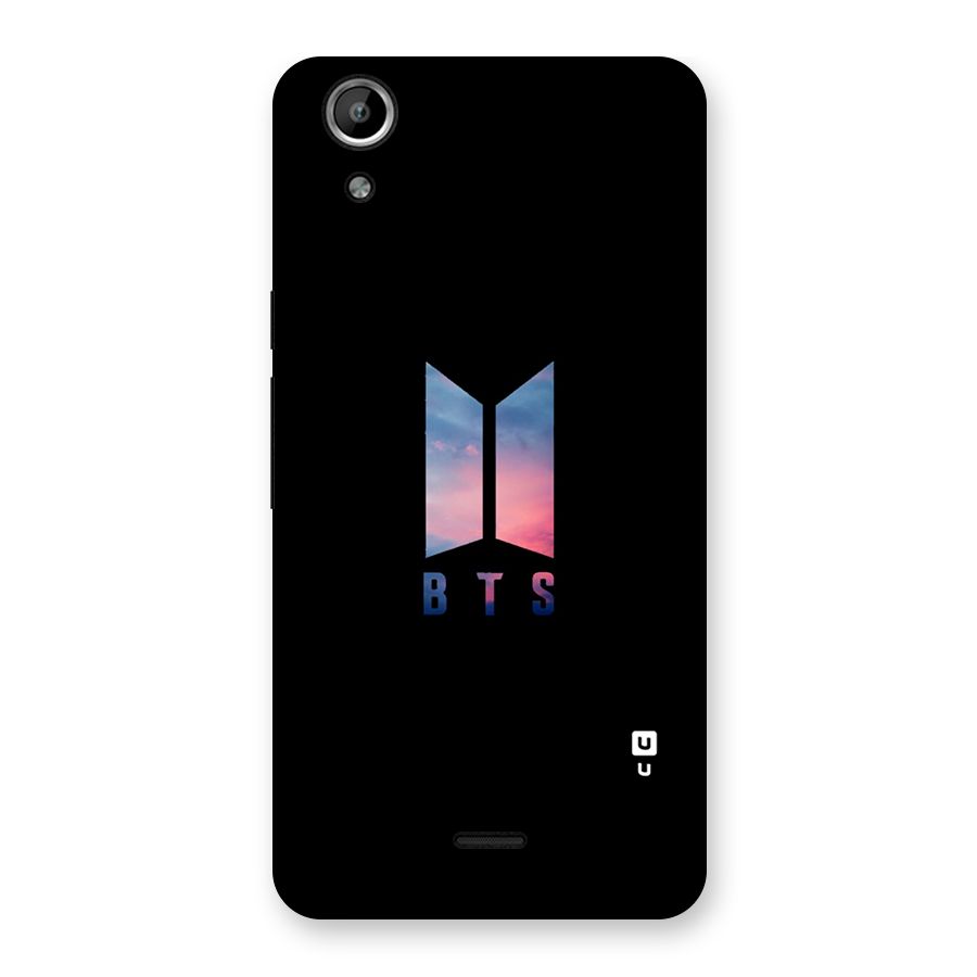 BTS Logo Sky Back Case for Micromax Canvas Selfie Lens Q345