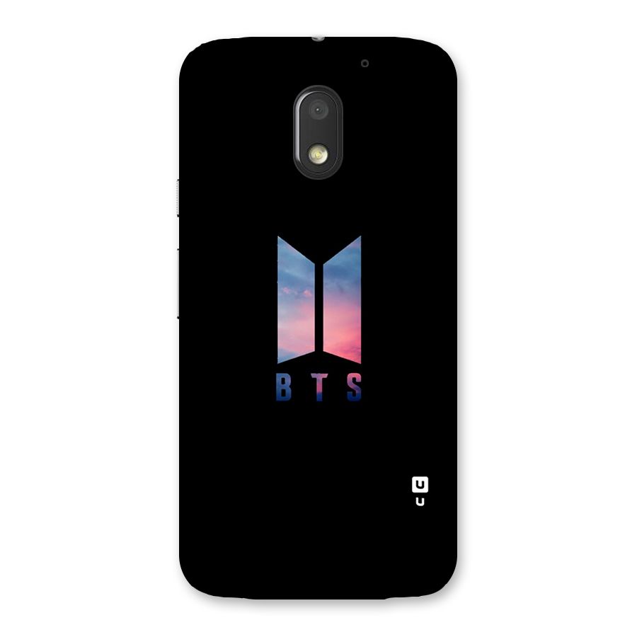 BTS Logo Sky Back Case for Moto E3 Power