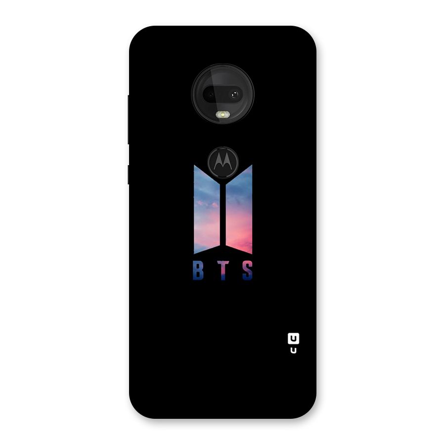 BTS Logo Sky Back Case for Moto G7