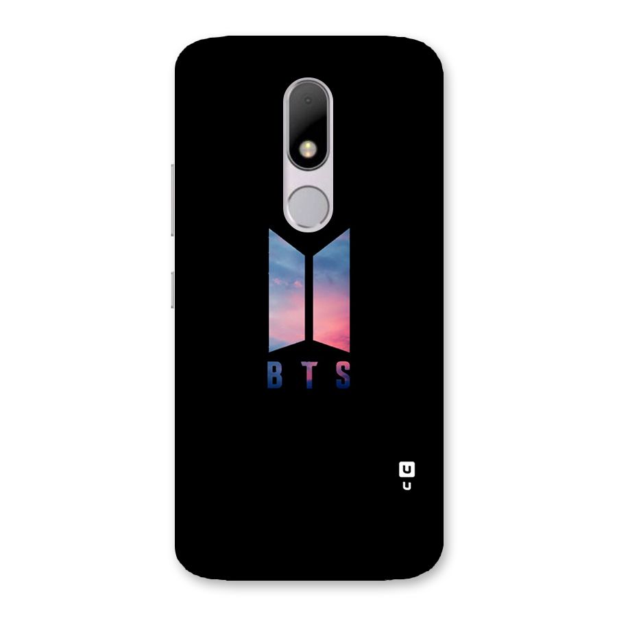BTS Logo Sky Back Case for Moto M