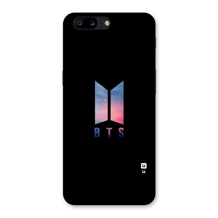 BTS Logo Sky Back Case for OnePlus 5