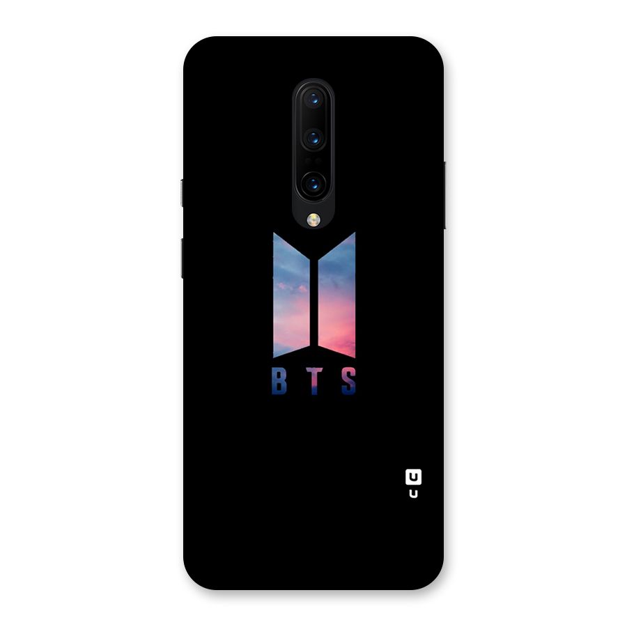 BTS Logo Sky Back Case for OnePlus 7 Pro