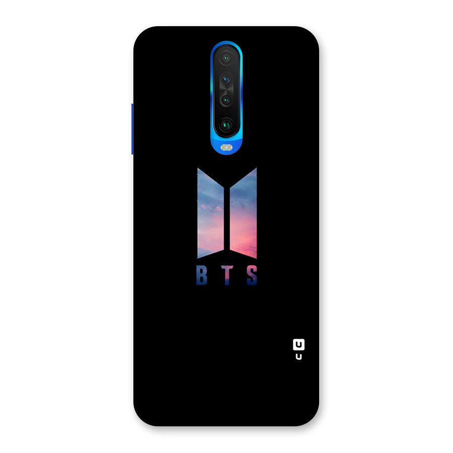 BTS Logo Sky Back Case for Poco X2