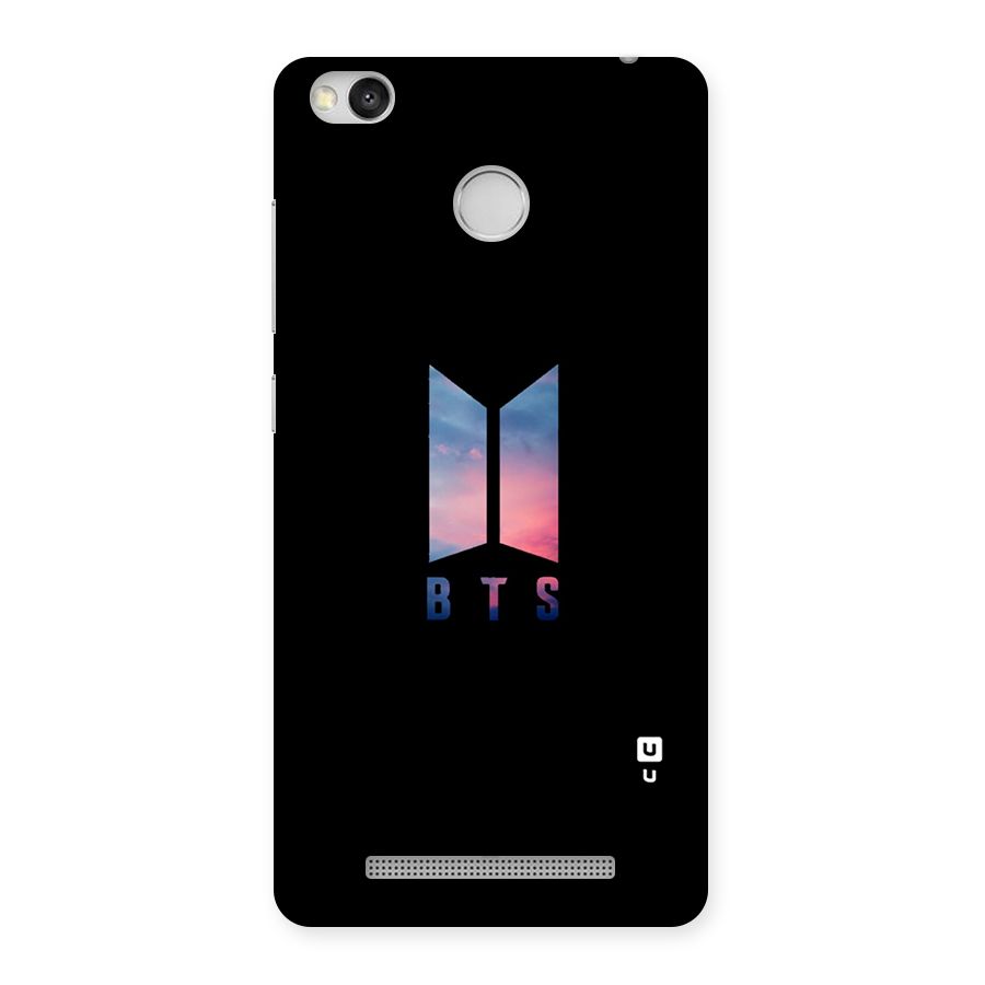 BTS Logo Sky Back Case for Redmi 3S Prime