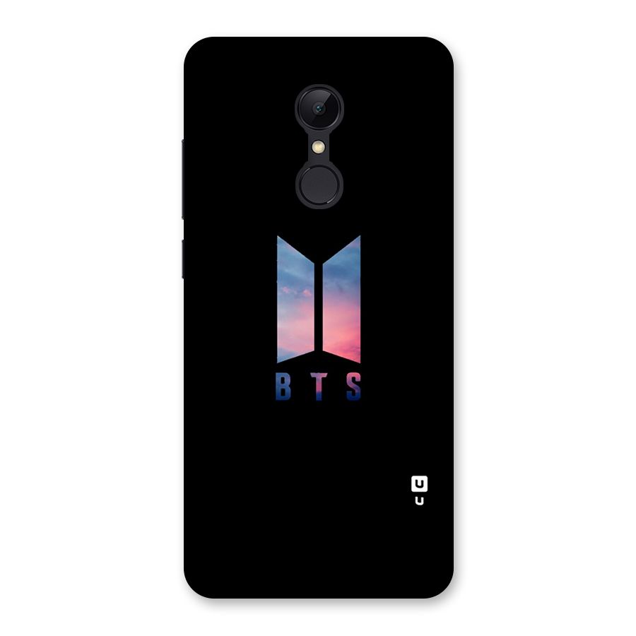 BTS Logo Sky Back Case for Redmi 5