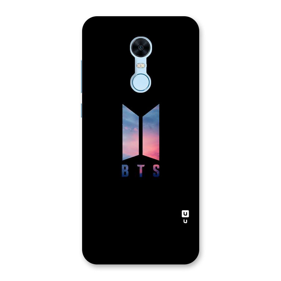 BTS Logo Sky Back Case for Redmi Note 5