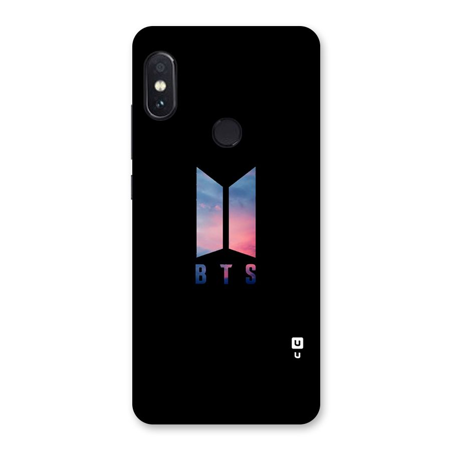 BTS Logo Sky Back Case for Redmi Note 5 Pro