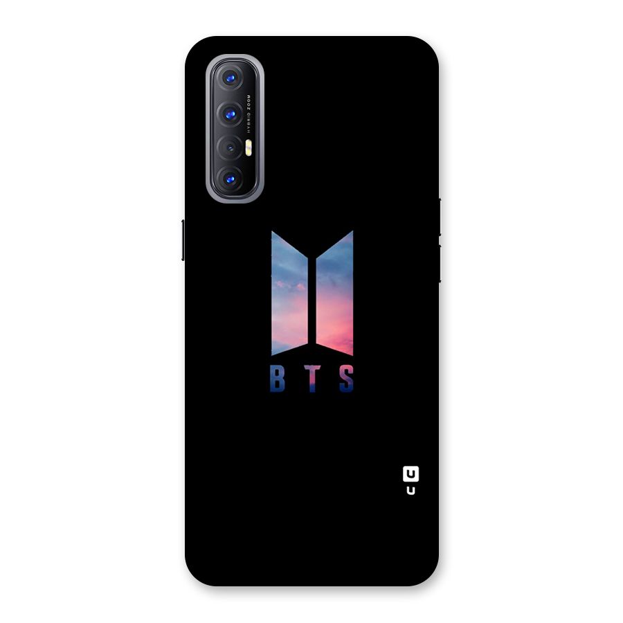 BTS Logo Sky Back Case for Reno3 Pro