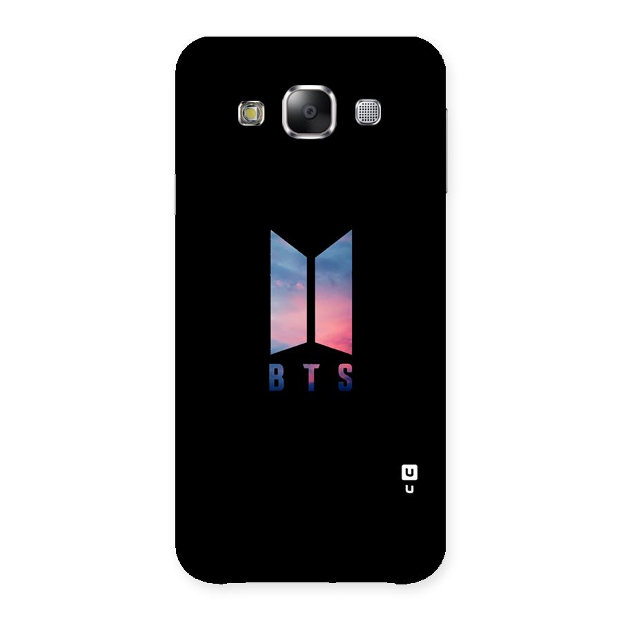 BTS Logo Sky Back Case for Samsung Galaxy E5