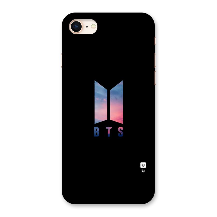 BTS Logo Sky Back Case for iPhone 8