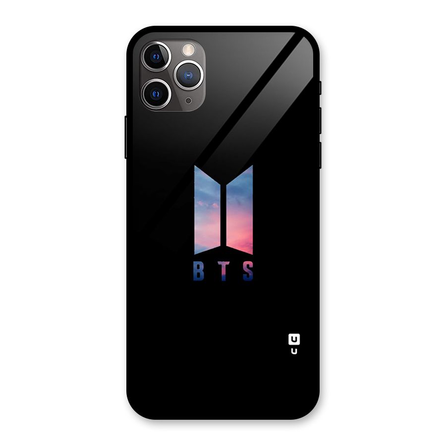 BTS Logo Sky Glass Back Case for iPhone 11 Pro Max