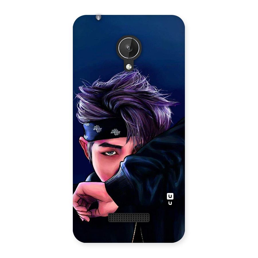 BTS Namjoon Artwork Back Case for Micromax Canvas Spark Q380