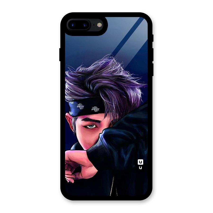 BTS Namjoon Artwork Glass Back Case for iPhone 7 Plus