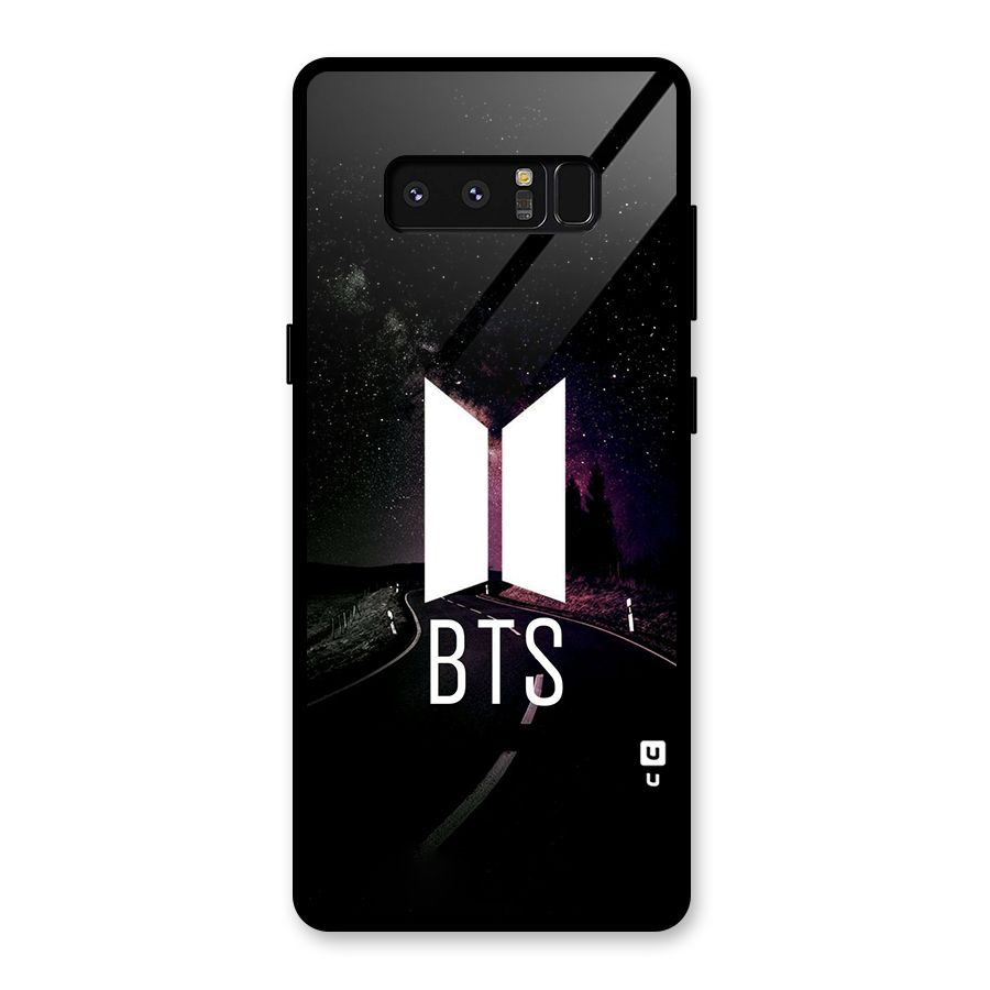 BTS Night Sky Glass Back Case for Galaxy Note 8