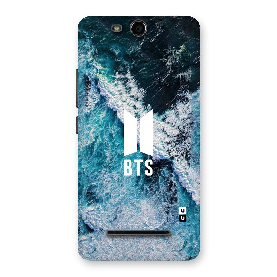 BTS Ocean Waves Back Case for Micromax Canvas Juice 3 Q392