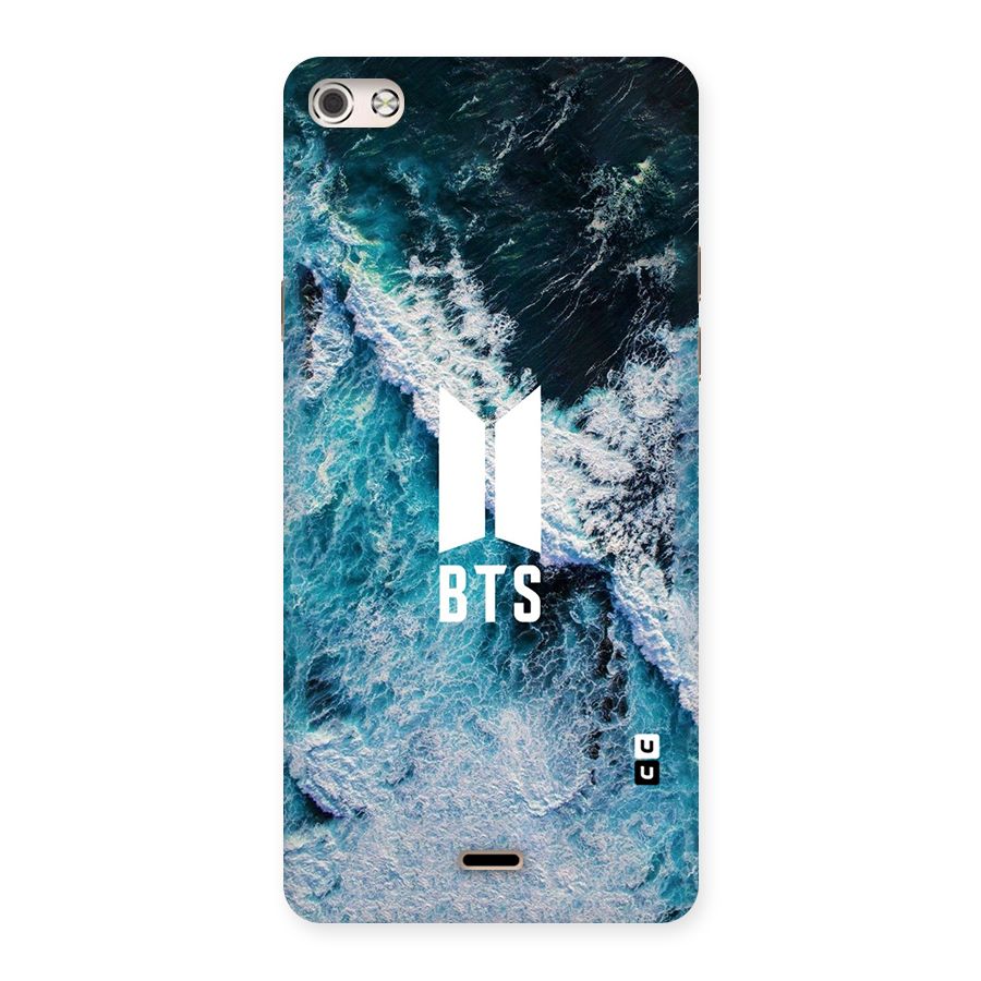 BTS Ocean Waves Back Case for Micromax Canvas Silver 5