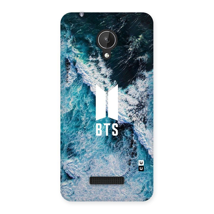 BTS Ocean Waves Back Case for Micromax Canvas Spark Q380