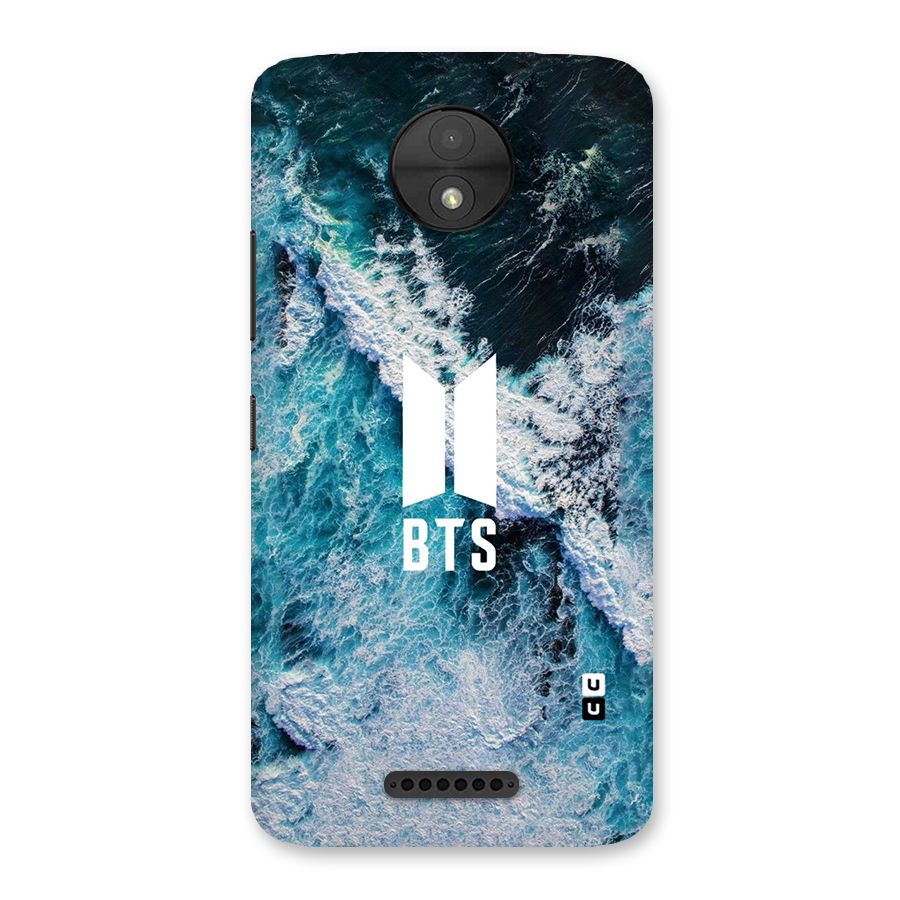BTS Ocean Waves Back Case for Moto C