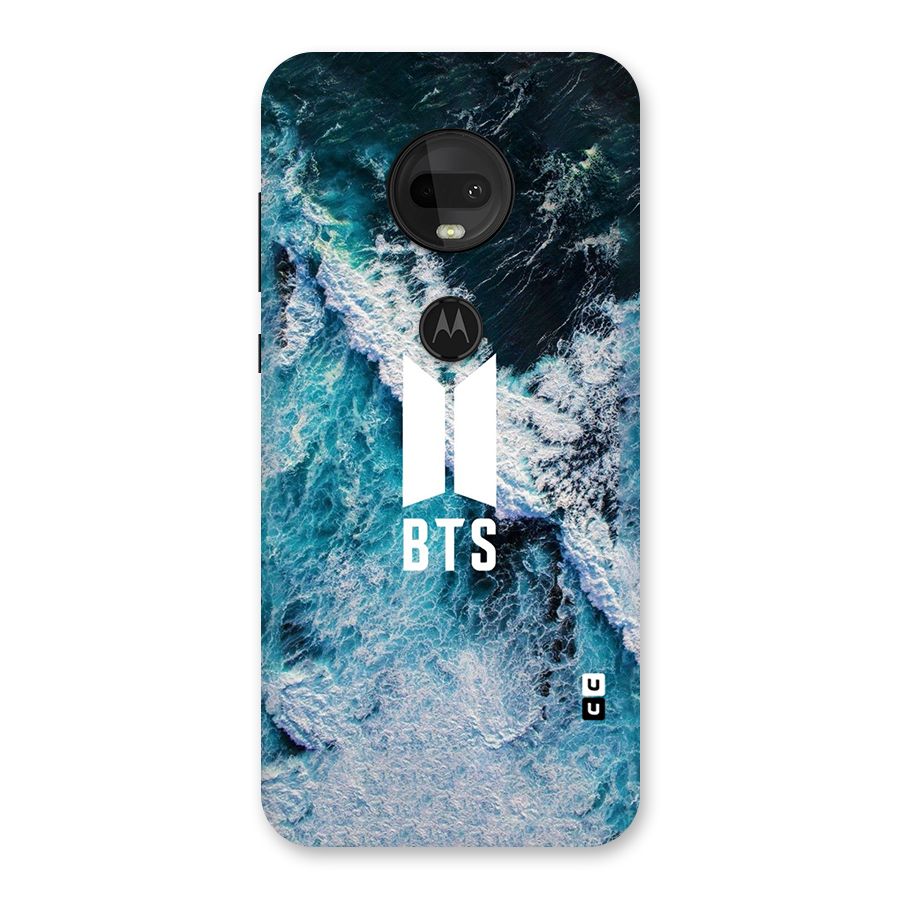 BTS Ocean Waves Back Case for Moto G7