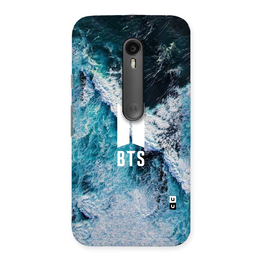 BTS Ocean Waves Back Case for Moto G Turbo