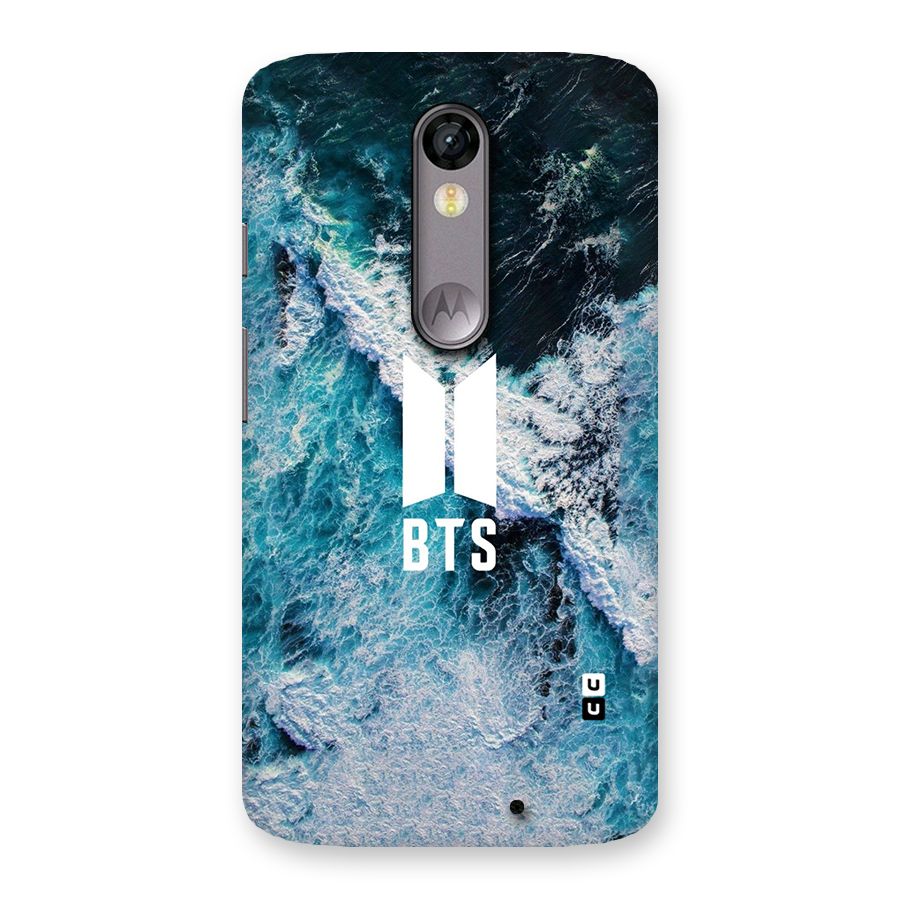 BTS Ocean Waves Back Case for Moto X Force