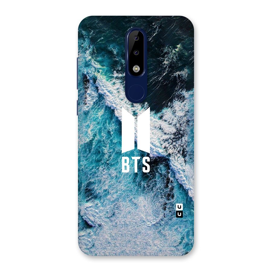 BTS Ocean Waves Back Case for Nokia 5.1 Plus
