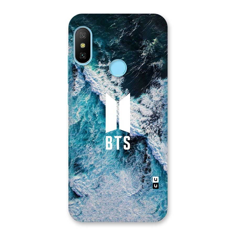 BTS Ocean Waves Back Case for Redmi 6 Pro