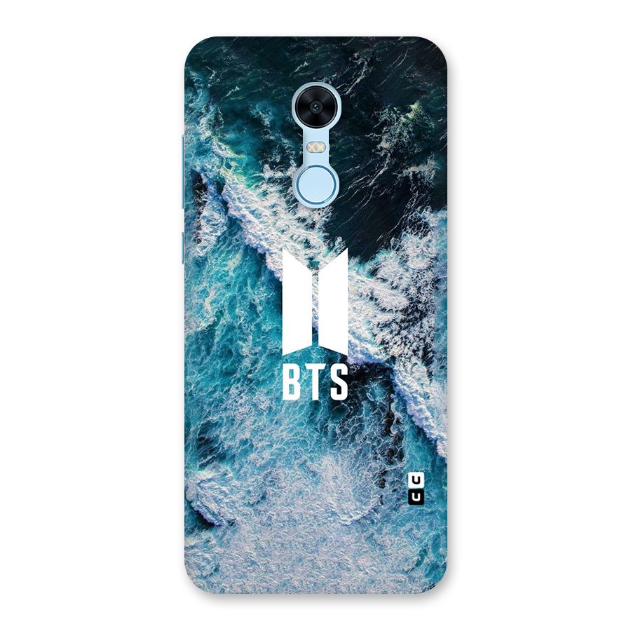 BTS Ocean Waves Back Case for Redmi Note 5