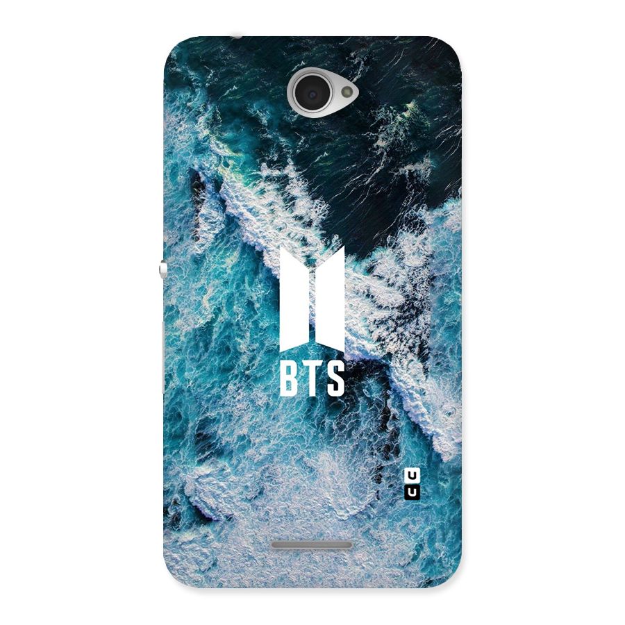 BTS Ocean Waves Back Case for Sony Xperia E4