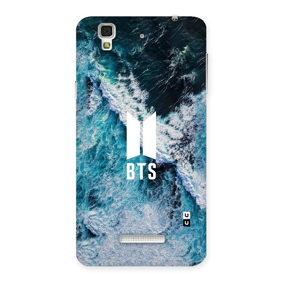BTS Ocean Waves Back Case for Yu Yureka