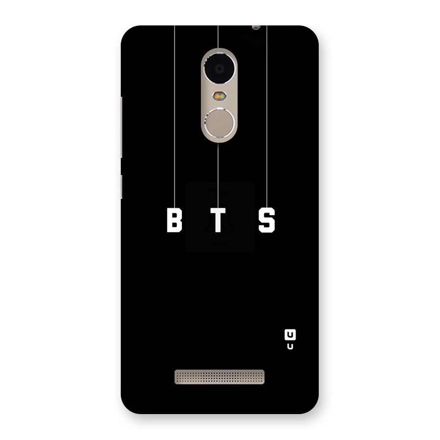 BTS Strings Back Case for Xiaomi Redmi Note 3