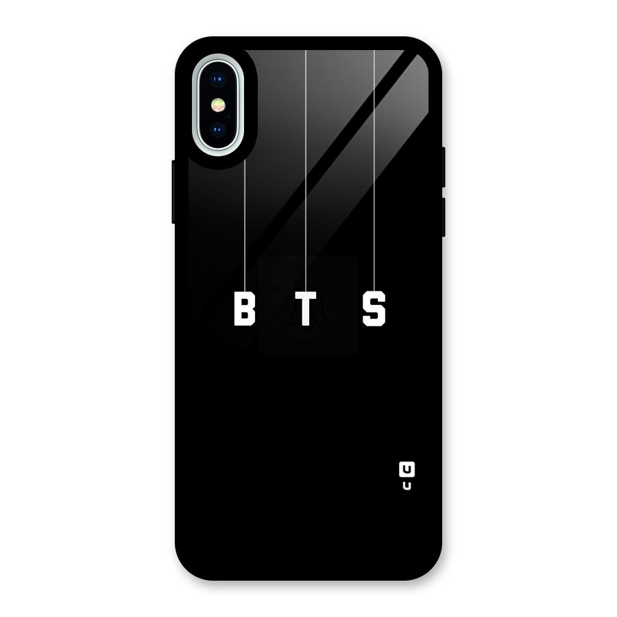 BTS Strings Glass Back Case for iPhone X