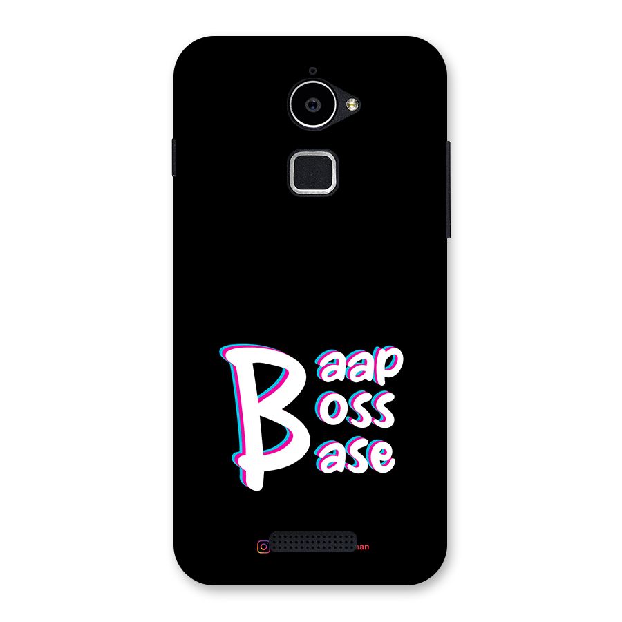 Baap Boss Base Black Back Case for Coolpad Note 3 Lite