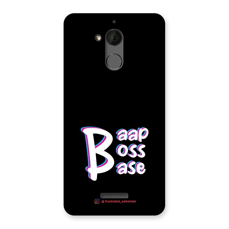 Baap Boss Base Black Back Case for Coolpad Note 5
