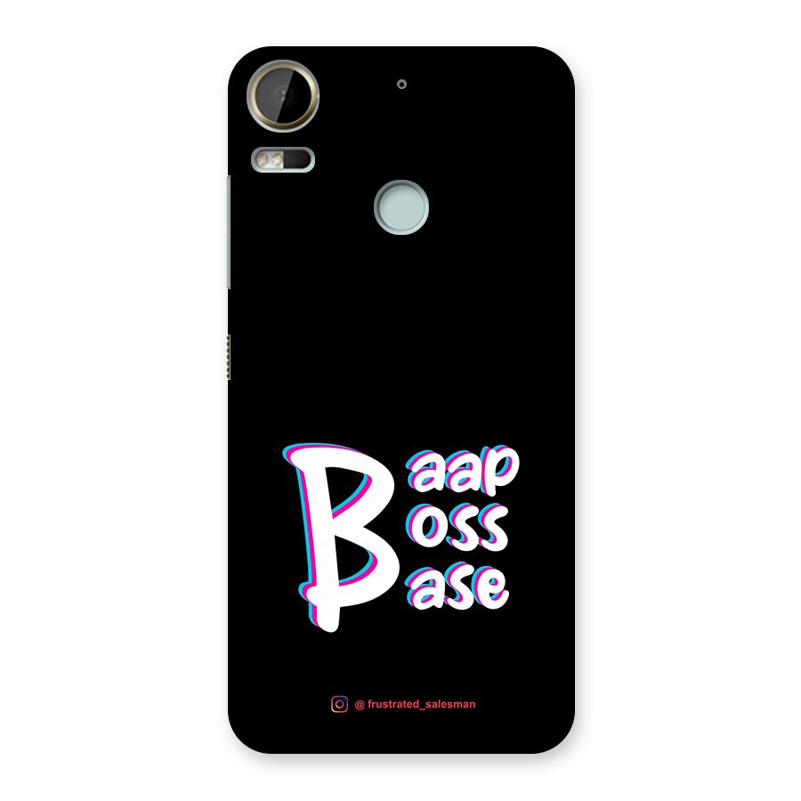 Baap Boss Base Black Back Case for Desire 10 Pro