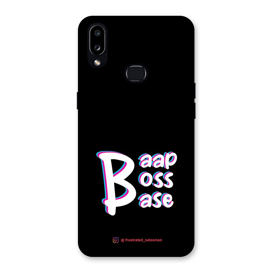 Baap Boss Base Black Back Case for Galaxy A10s
