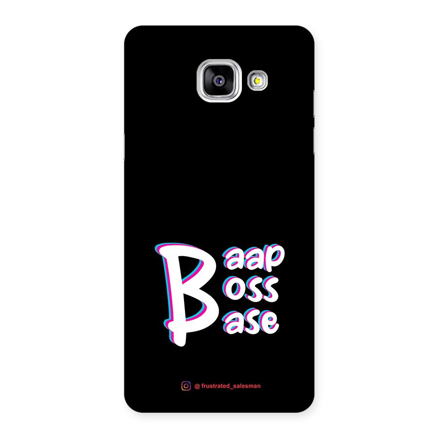 Baap Boss Base Black Back Case for Galaxy A5 2016